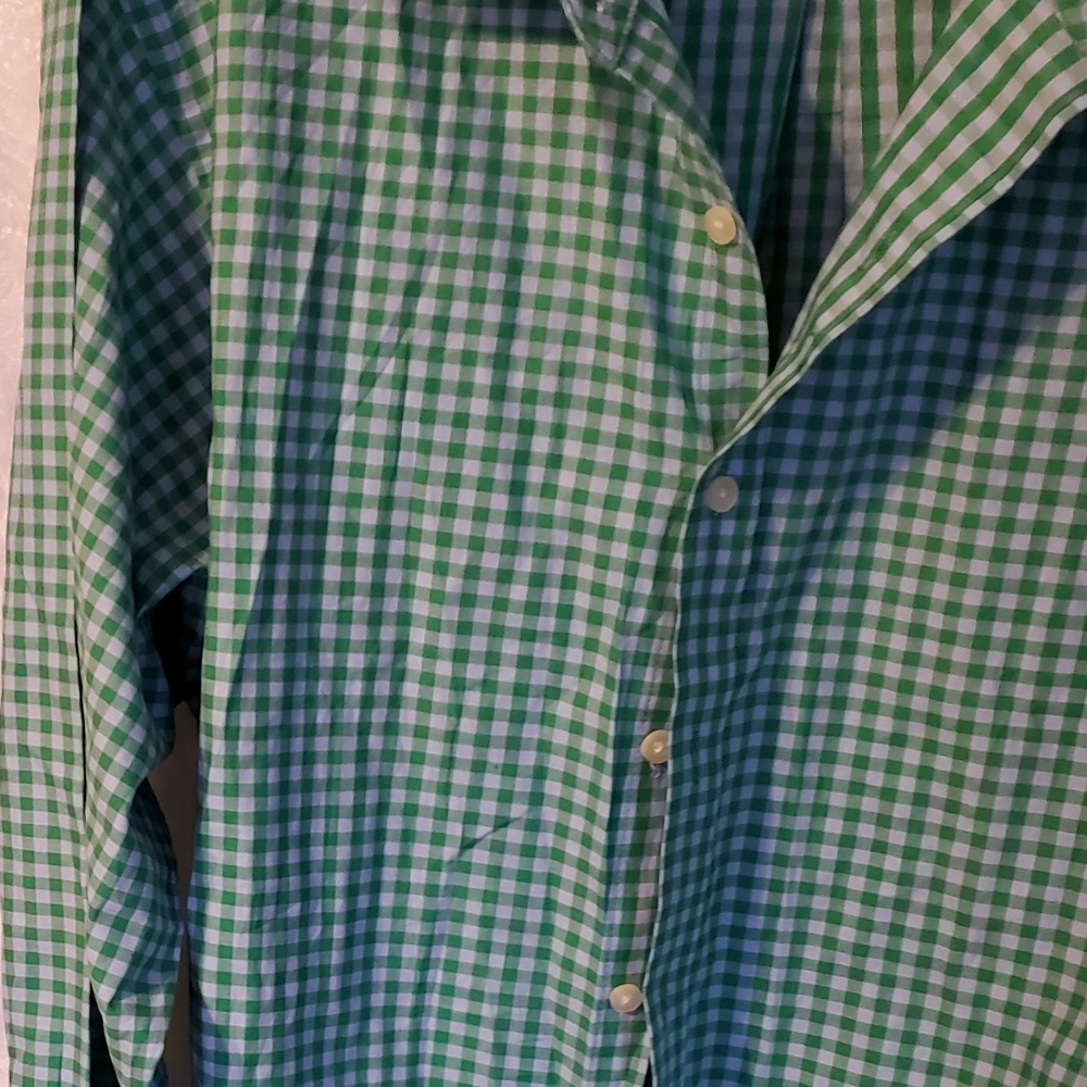 👔 Michael Kors Green & White Gingham Shirt - Picture 5 of 9